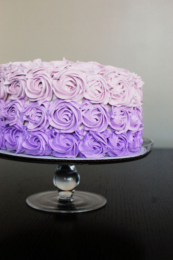 Purple Ombre Cake