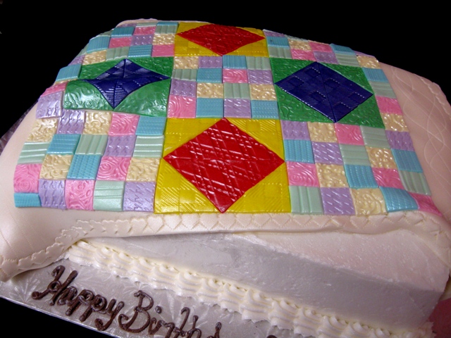 Quilt Birthday Cake Designs