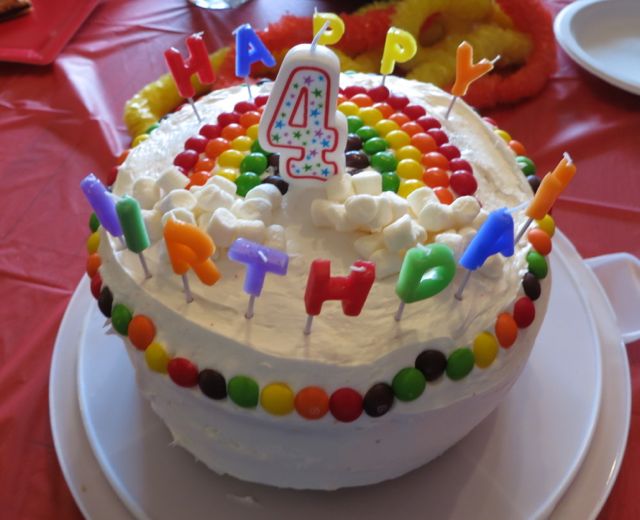 Rainbow Birthday Cake