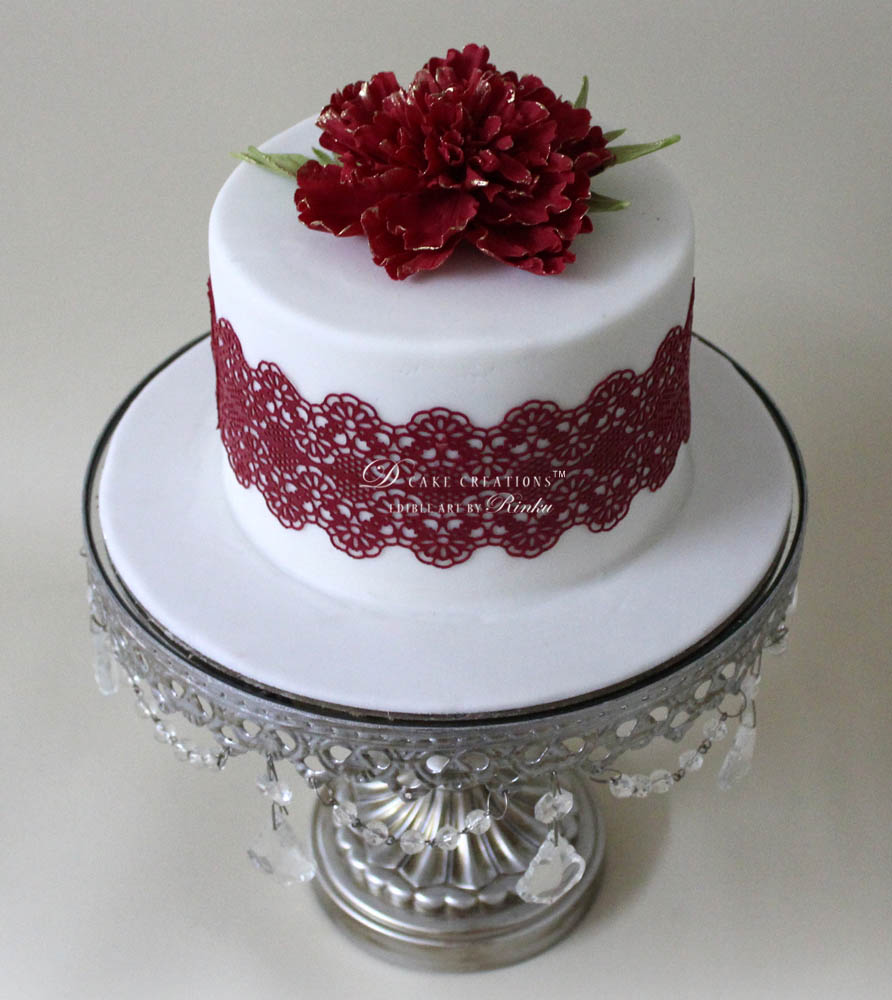 Red Ruby Birthday Cake