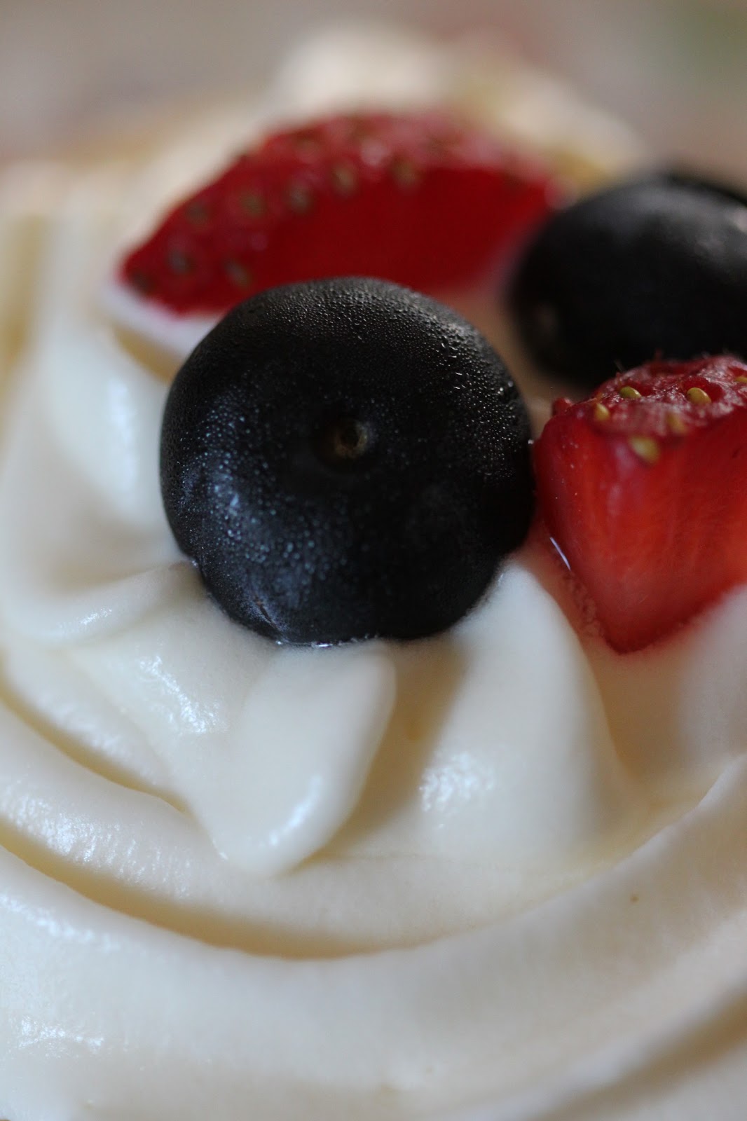 Red White and Blue Strawberry Cheesecake