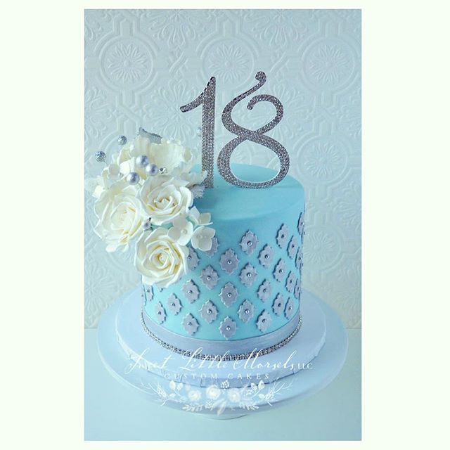 Simple 18th Birthday Cake