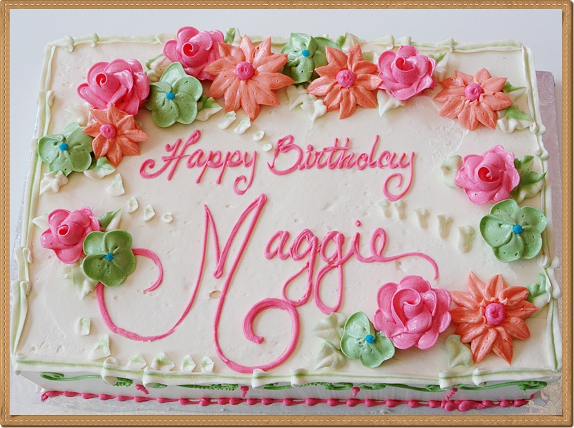 Simple Birthday Sheet Cake Buttercream