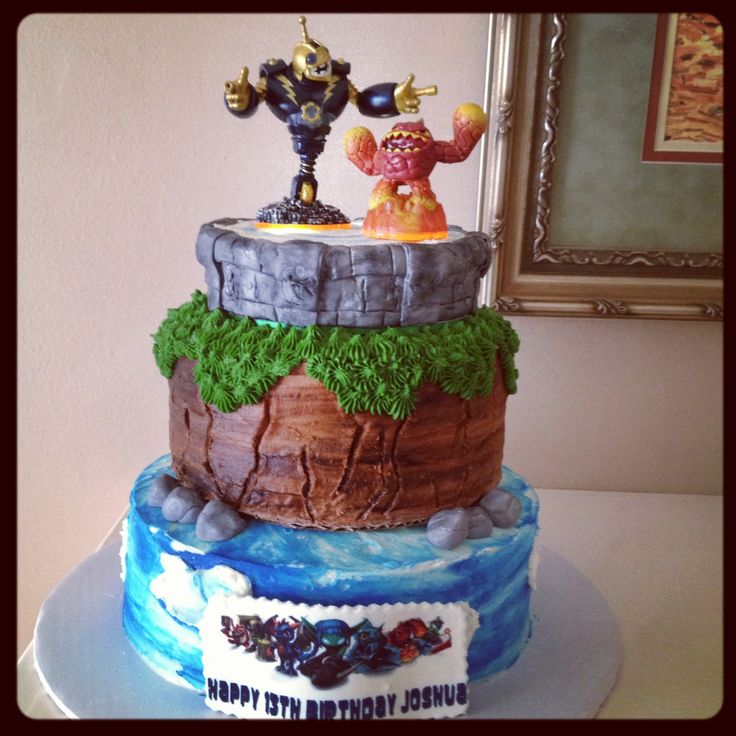 Skylander Birthday Cake