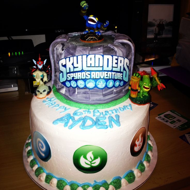 Skylander Birthday Cake