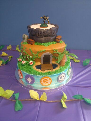 Skylander Birthday Cake