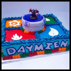 Skylander Sheet Birthday Cake