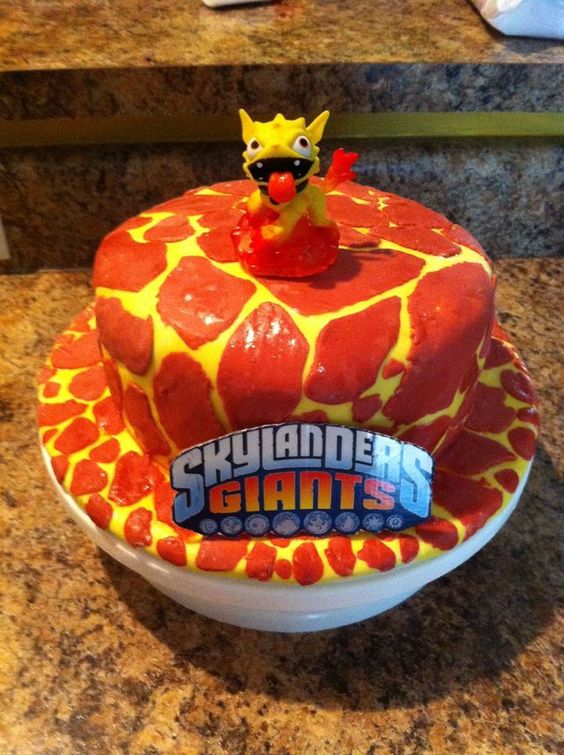 10 Photos of Hot Dog From Skylanders Giants Birthday Cakes