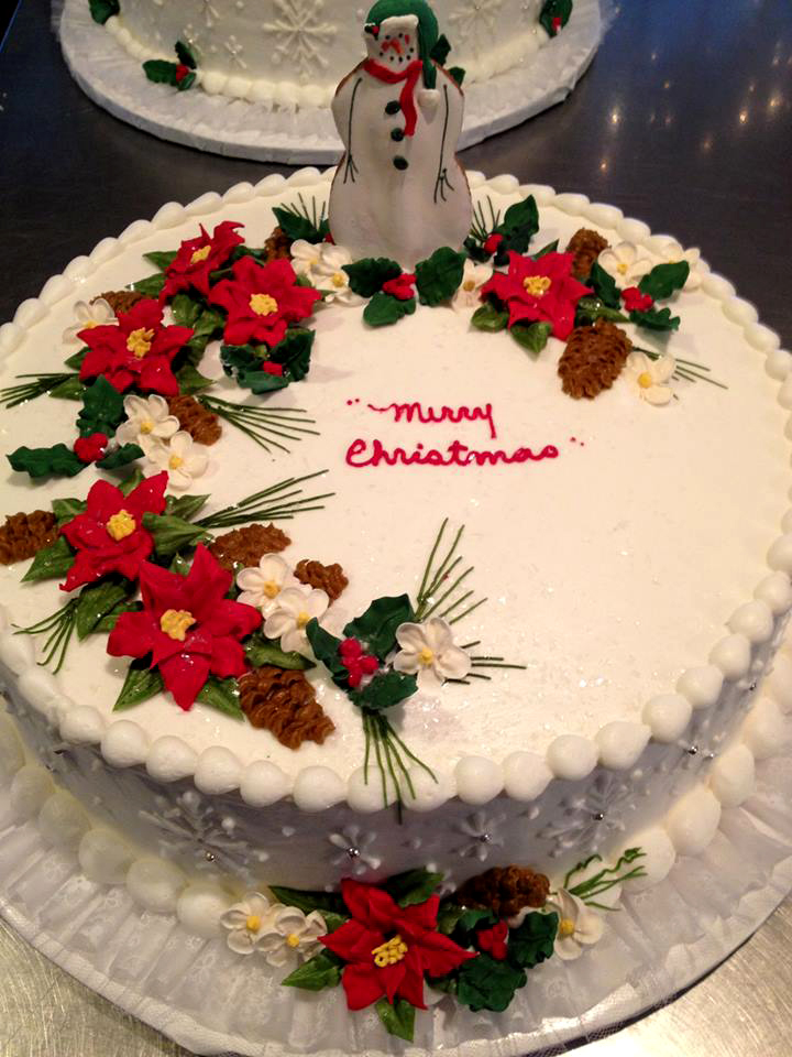 Snowman Christmas Cookie Cakes