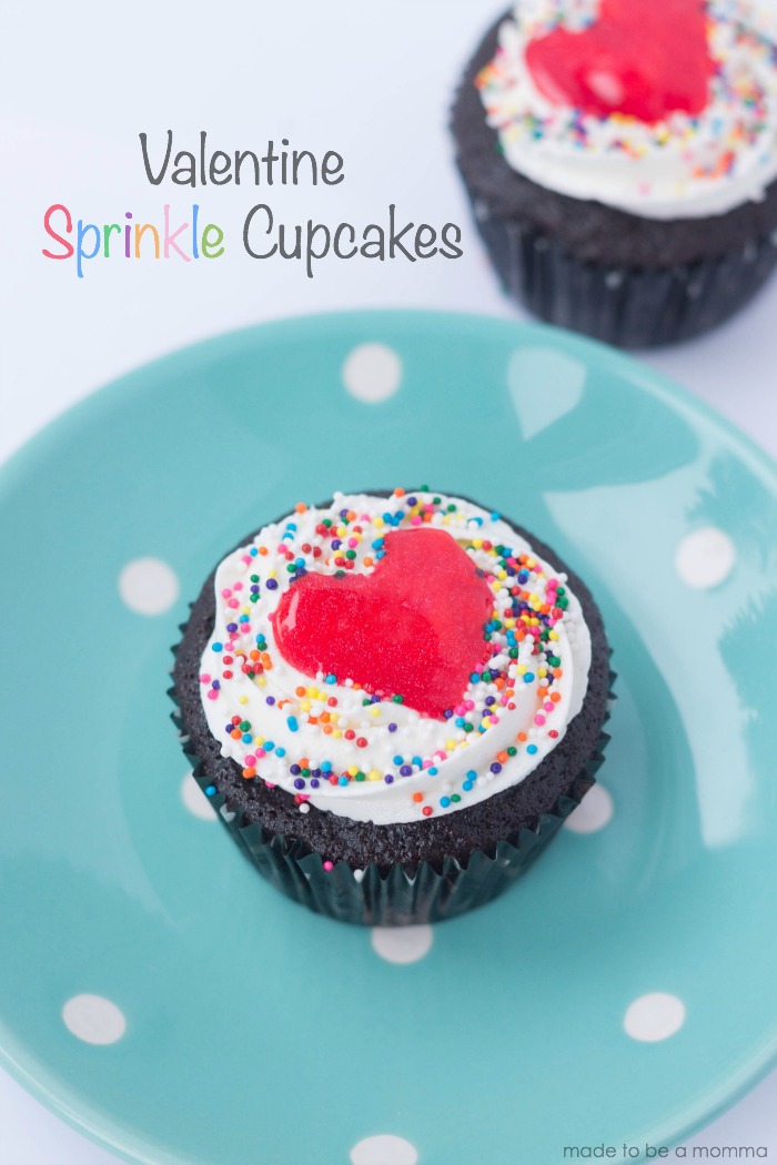 Sprinkles Valentine Cupcakes