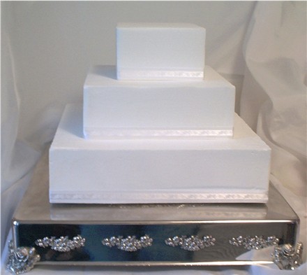 Square Wedding Cake