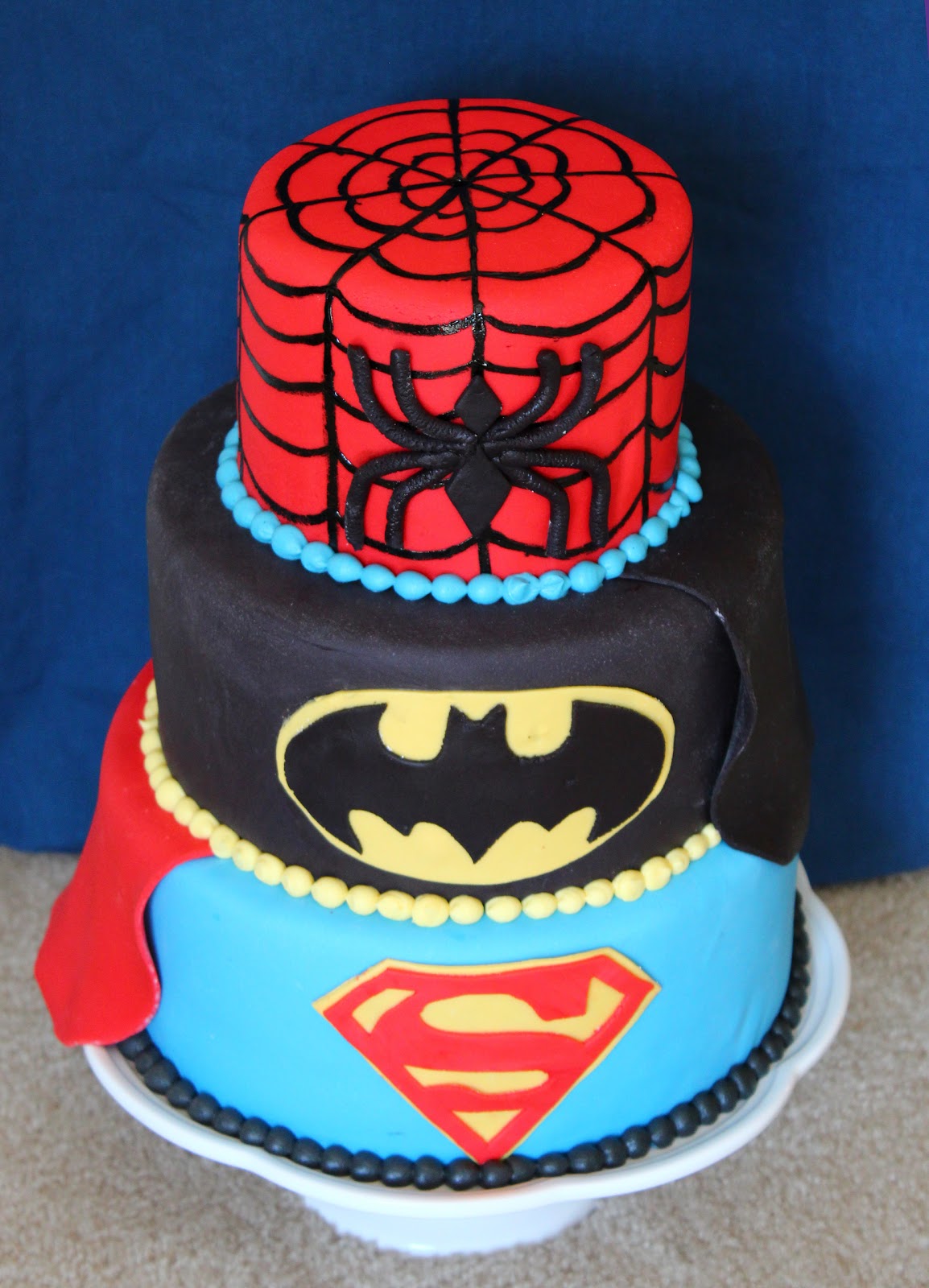 Superhero Birthday Cake Idea