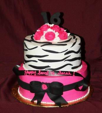 Sweet 16 Birthday Cupcake Cake