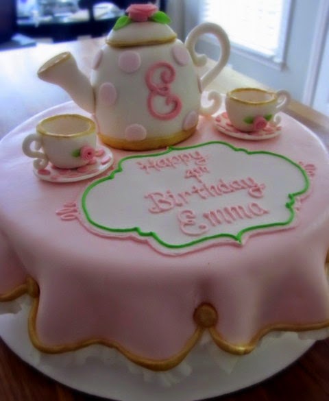 Tea Party Fondant Cake