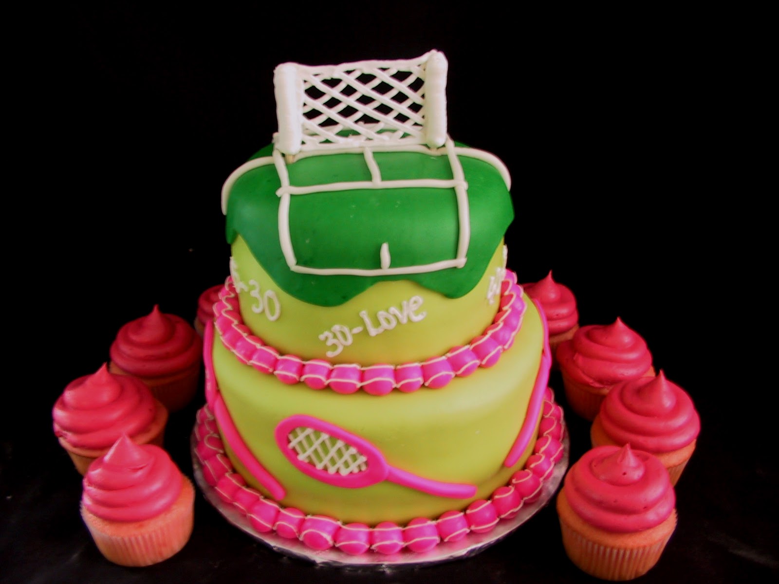 Tennis Birthday Cake