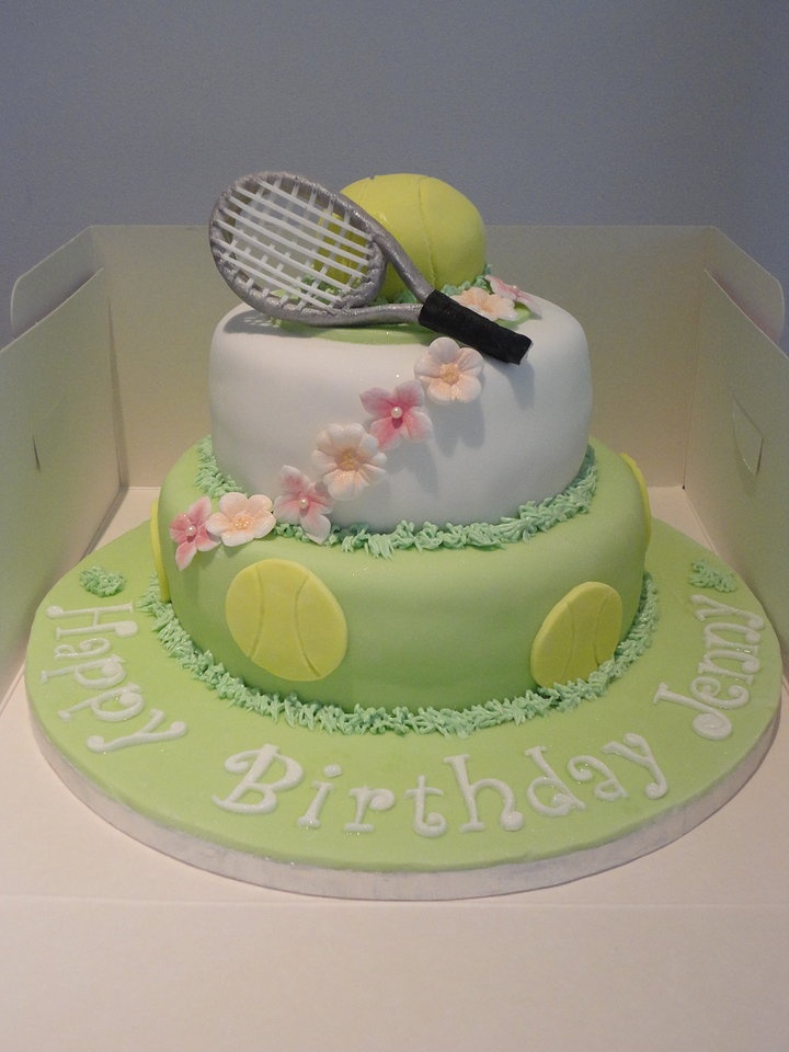 Tennis Birthday Cake