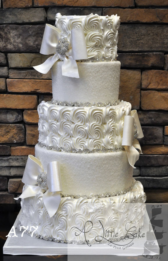 Tiered Buttercream Wedding Cake