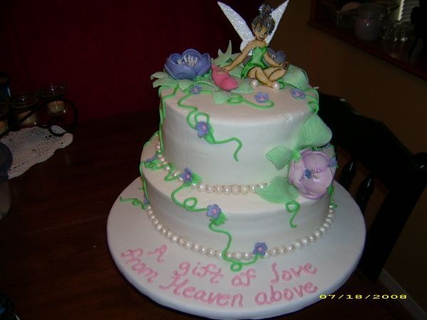 Tinkerbell Baby Shower Cake