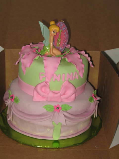 Tinkerbell Baby Shower Cake