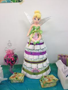 Tinkerbell Baby Shower Cake