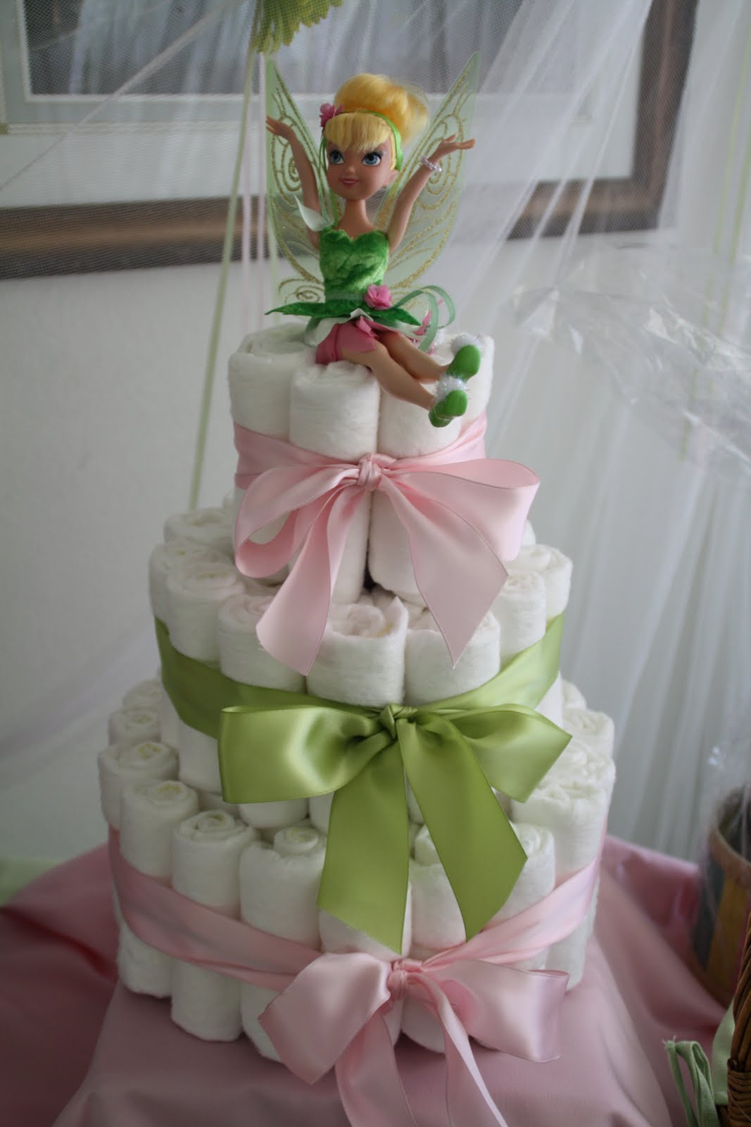 Tinkerbell Baby Shower Cake