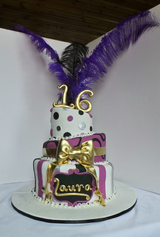 Topsy Turvy Birthday Cake