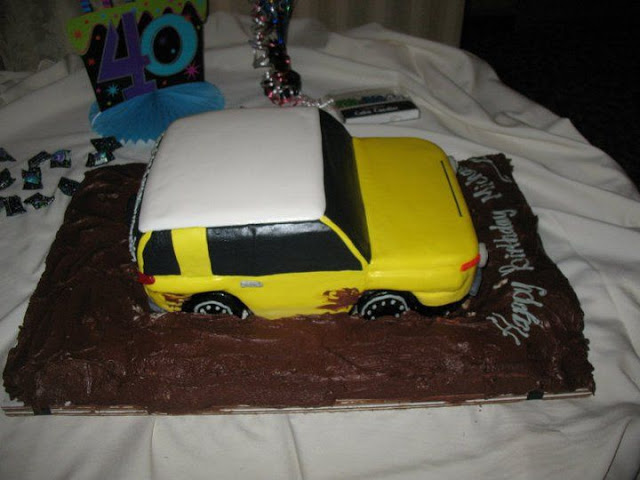 Toyota Happy Birthday Cake