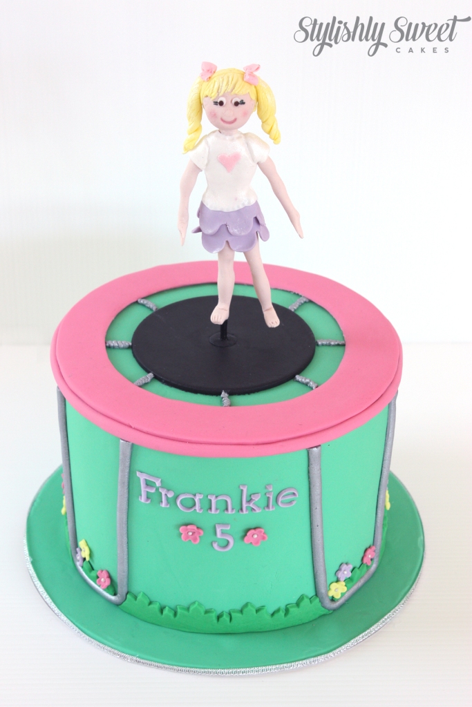 Trampoline Birthday Party Cake