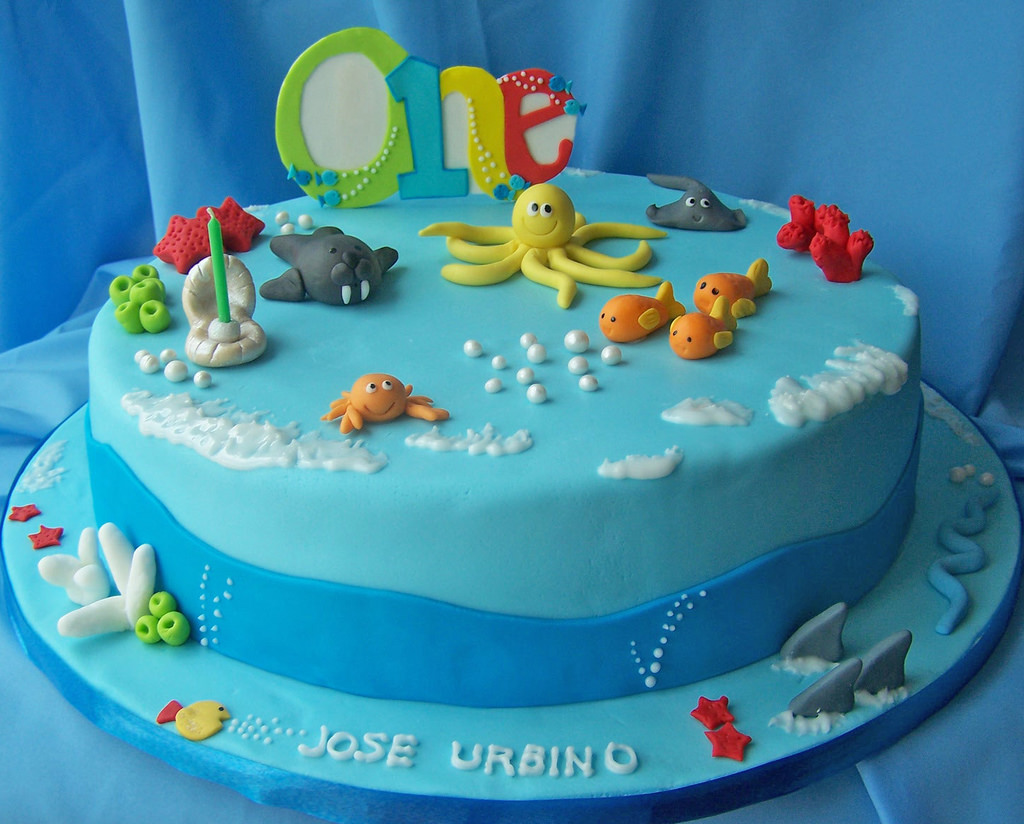 Under the Sea Birthday Cake Idea