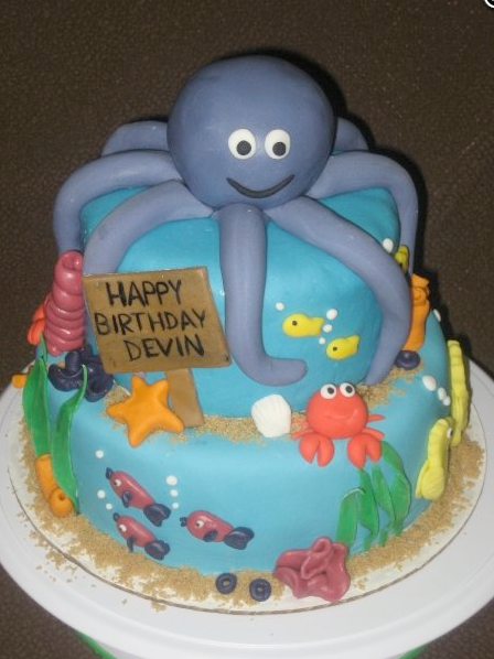 Under the Sea Birthday Cake Idea