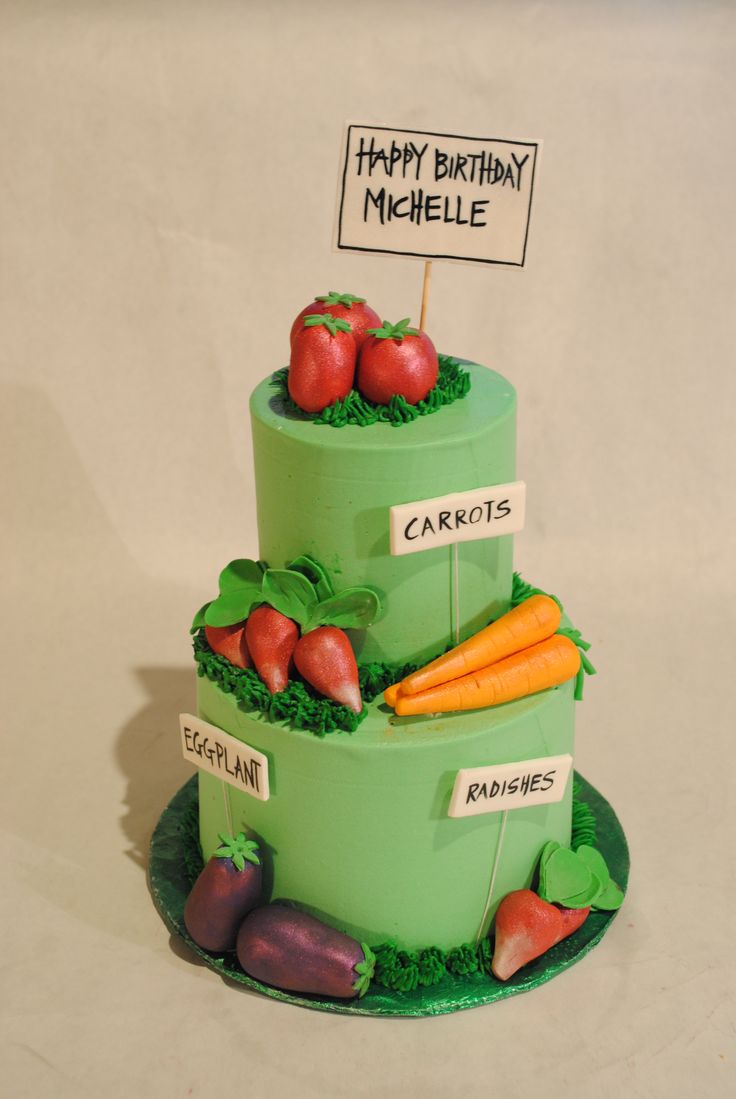 Vegetable Garden Cake