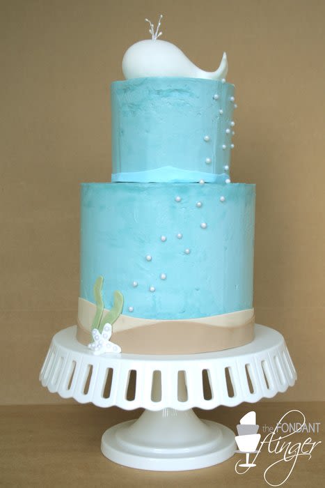 7 Photos of Baby Shower Cakes For Boys With Whales