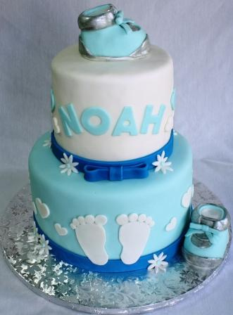 11 Photos of Baby Cakes For Baby Showers For Boys With Feet