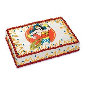 Wonder Woman Birthday Party Cake