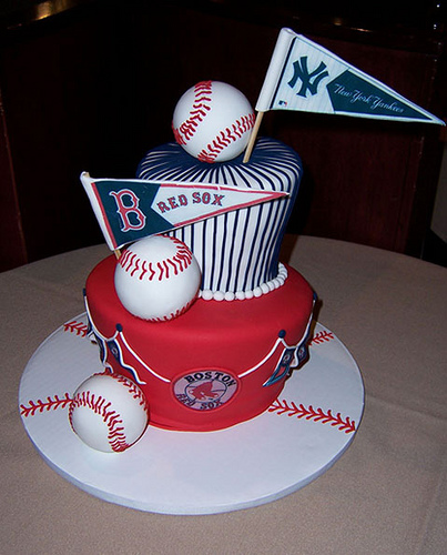 Yankees Red Sox Birthday Cake