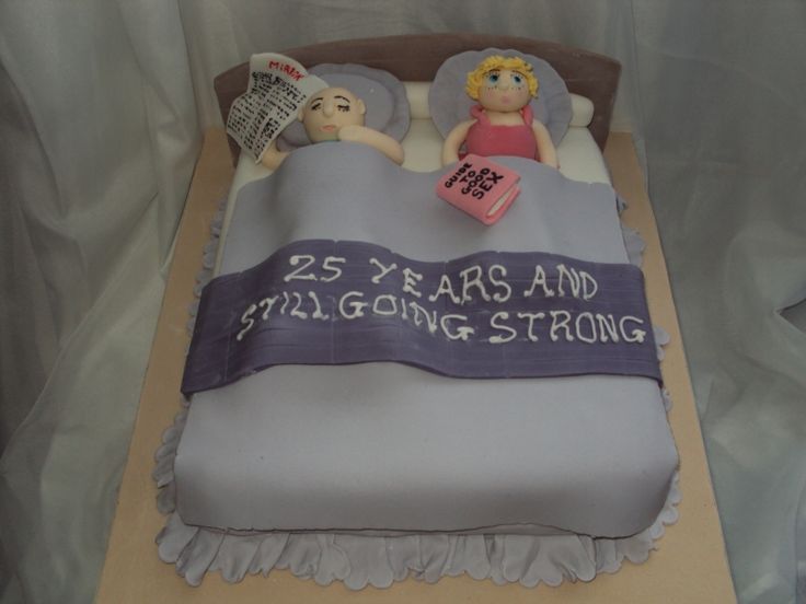 25th Wedding Anniversary Cake Idea