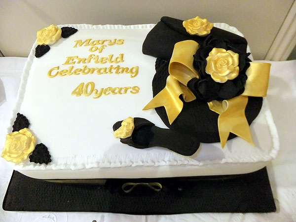 40 Year Work Anniversary Cake