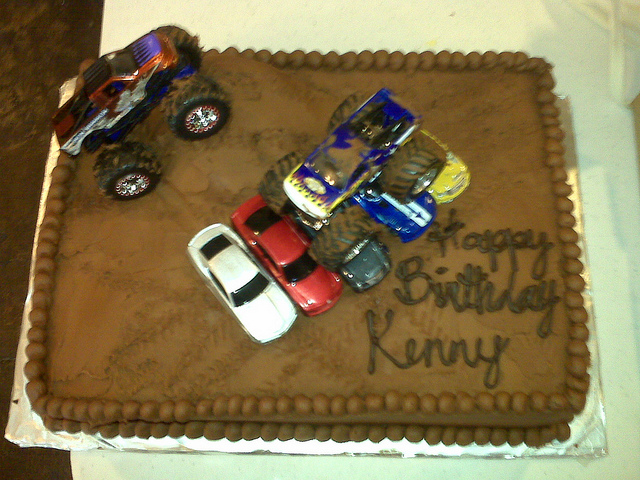 4x4 Truck Birthday Cake