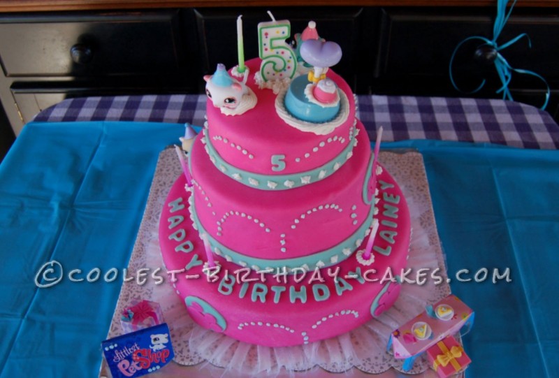 5 Year Old Girl Birthday Cake