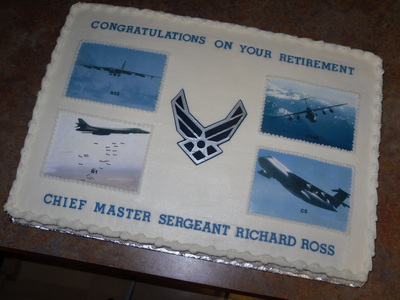 Air Force Retirement Cake