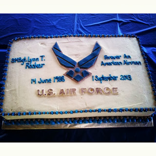 Air Force Retirement Cake