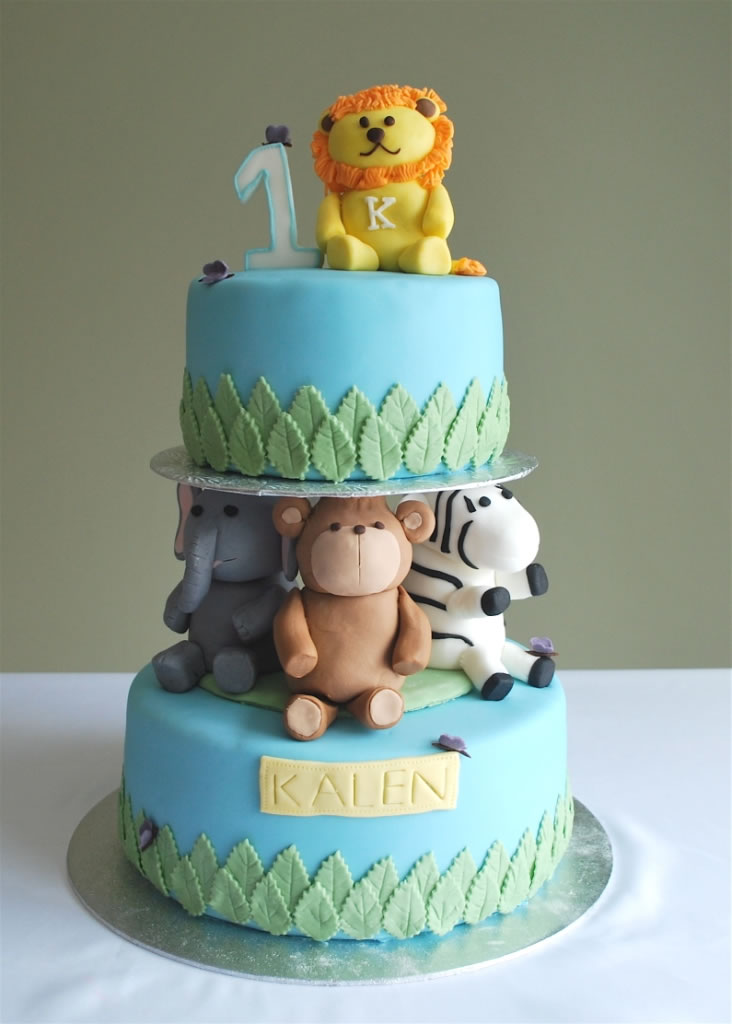 Animal Birthday Cake