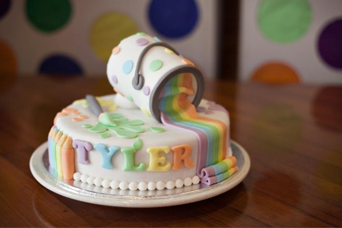 9 Photos of Art Supply Birthday Cakes