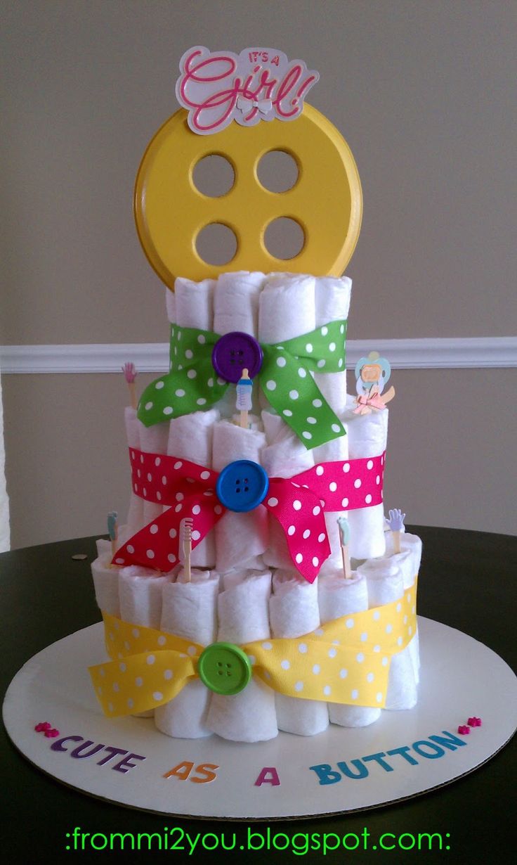 Baby Shower Diaper Cake