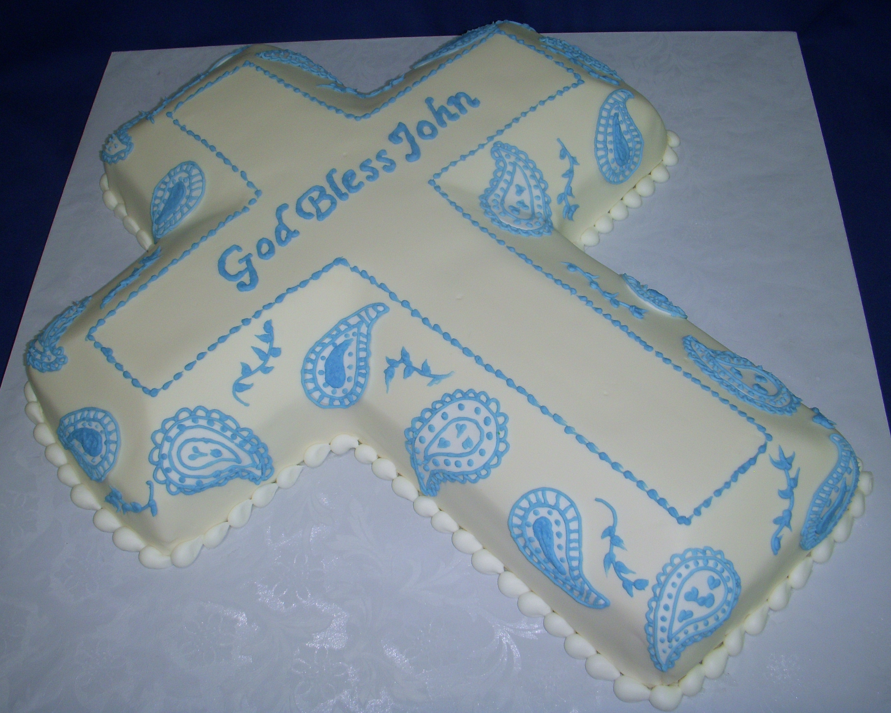 Baptism Christening Cake