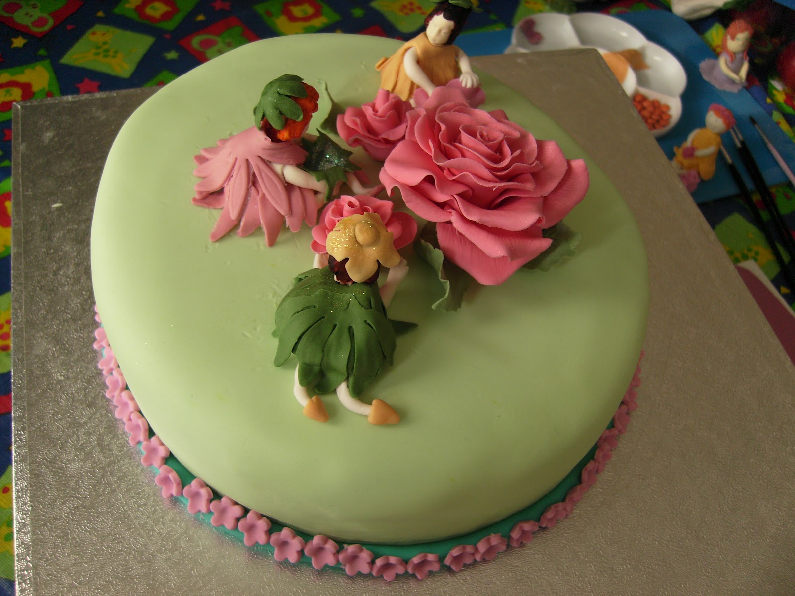 Birthday Cakes with Real Flowers