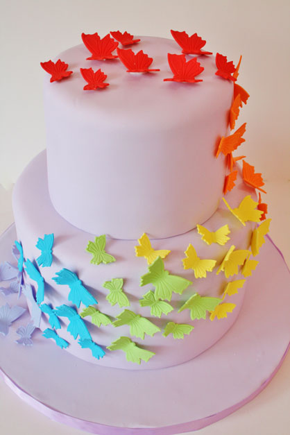 Butterfly Birthday Cake Idea