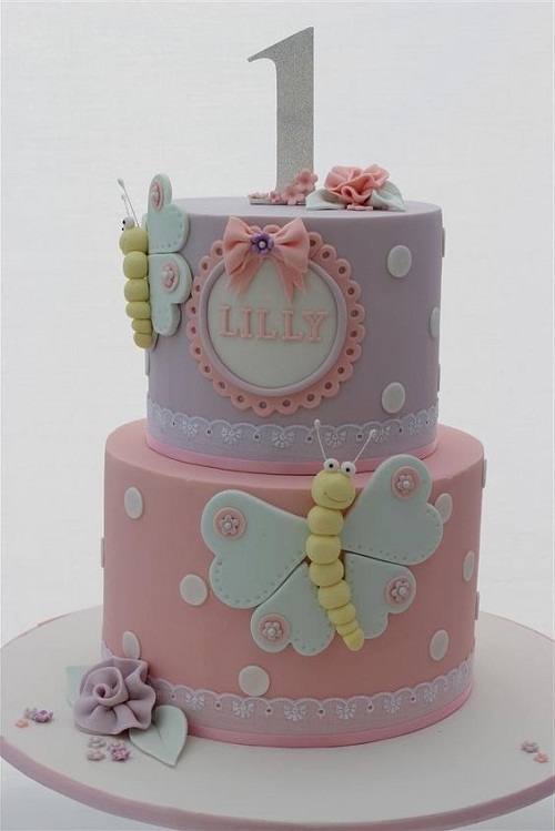 Butterfly Birthday Cakes for Girls