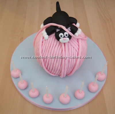 Cat Birthday Cake