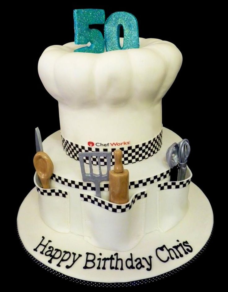 Chef Hat Birthday Cake